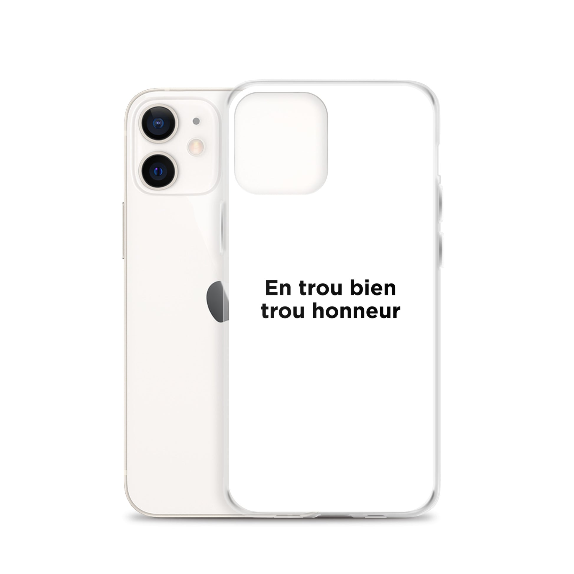Coque iPhone En trou bien trou honneur - Sedurro