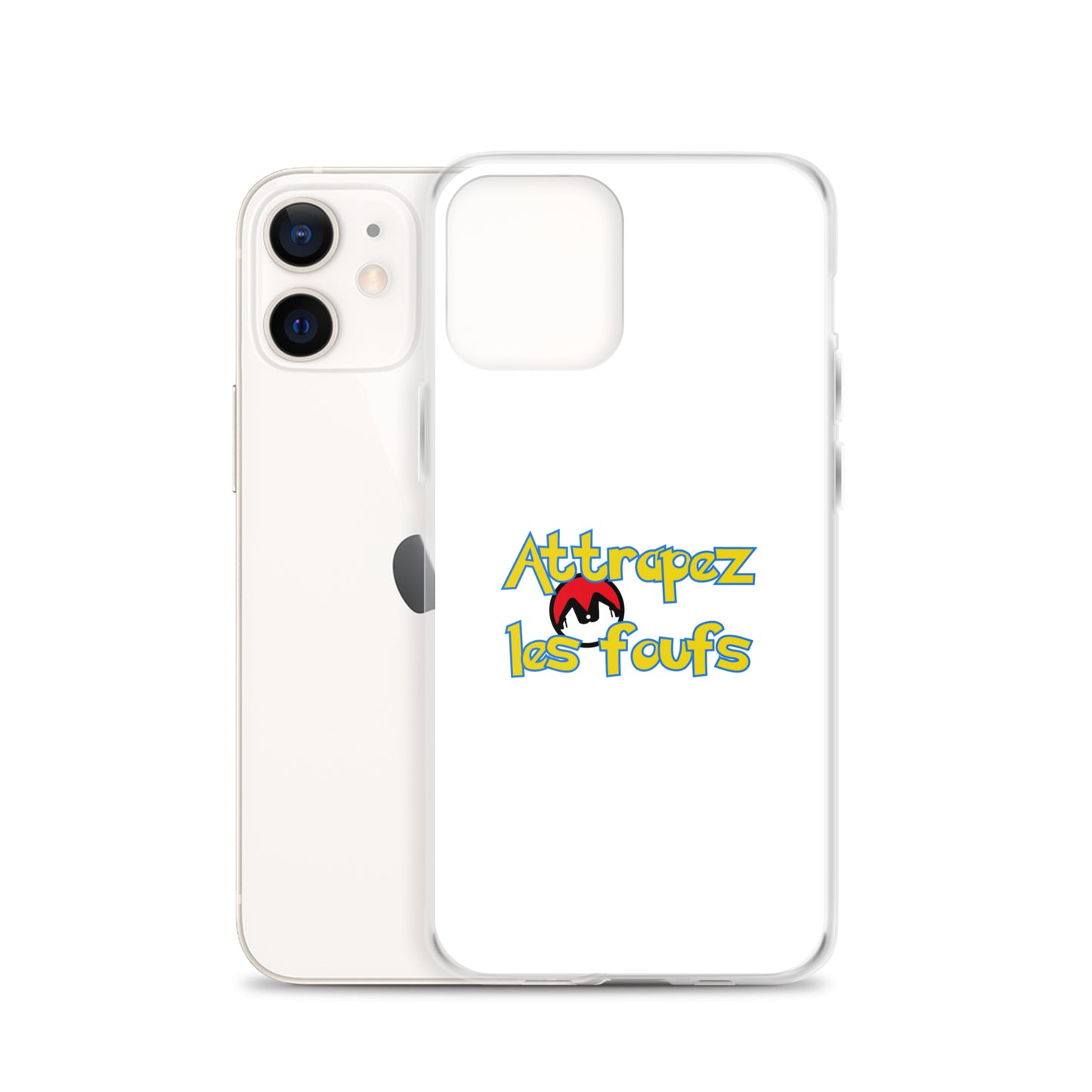 Coque iPhone Attrapez les foufs Pokeboule - Sedurro