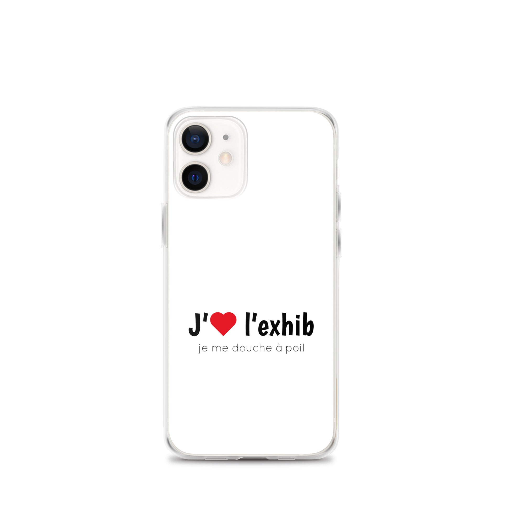 Coque iPhone J'aime l'exhib je me douche à poil - Sedurro