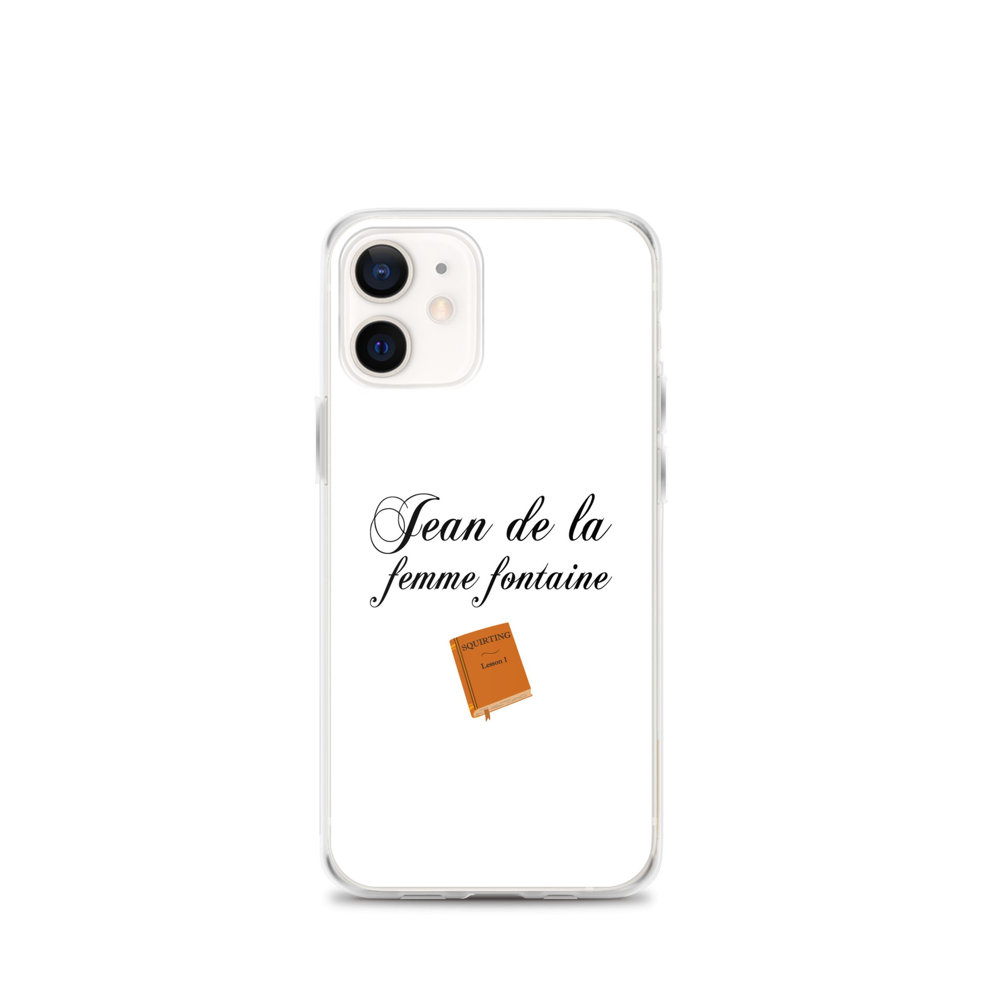Coque iPhone Jean de la femme fontaine iPhone 12 mini - Sedurro