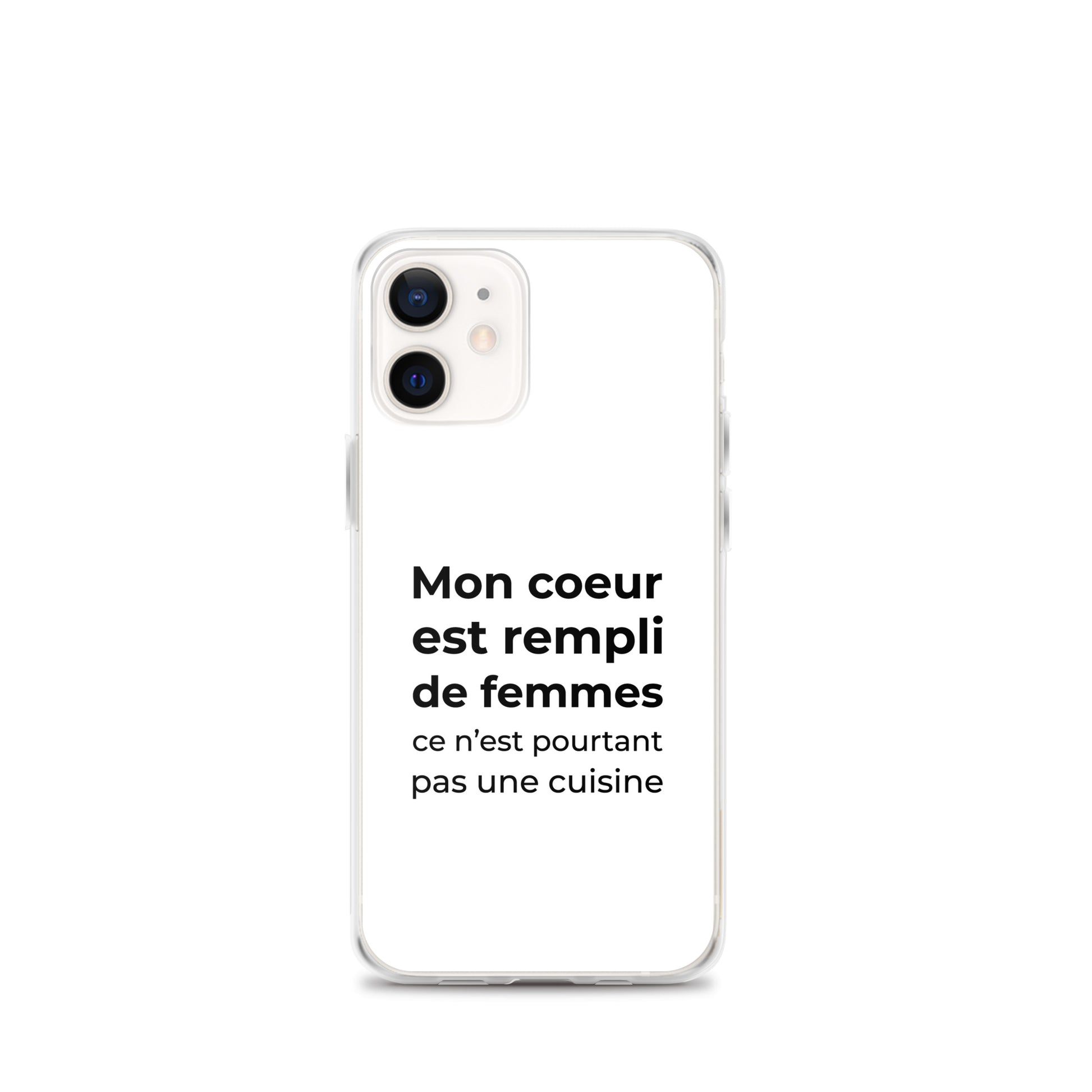 Coque iPhone Mon cœur est rempli de femmes ce n'est pourtant pas une cuisine - Sedurro