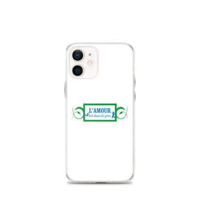 Coque iPhone L'amour est dans le prix iPhone 12 mini - Sedurro