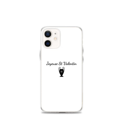 Coque iPhone Joyeuse Saint Valentin Ligue des Champions iPhone 12 mini - Sedurro