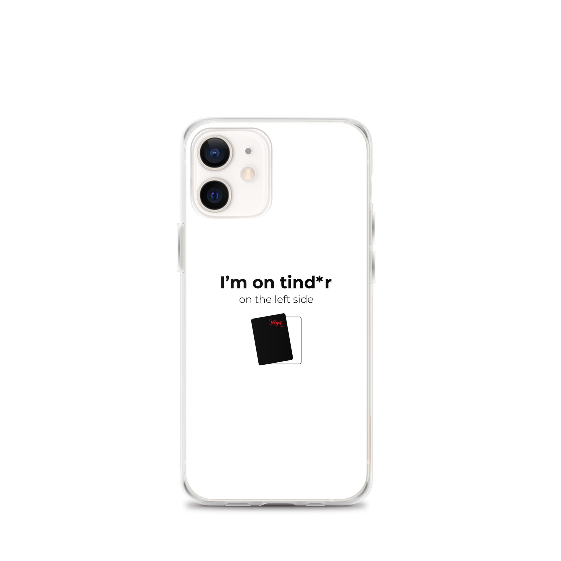 Coque iPhone I'm on tind*r on the left side iPhone 12 mini - Sedurro