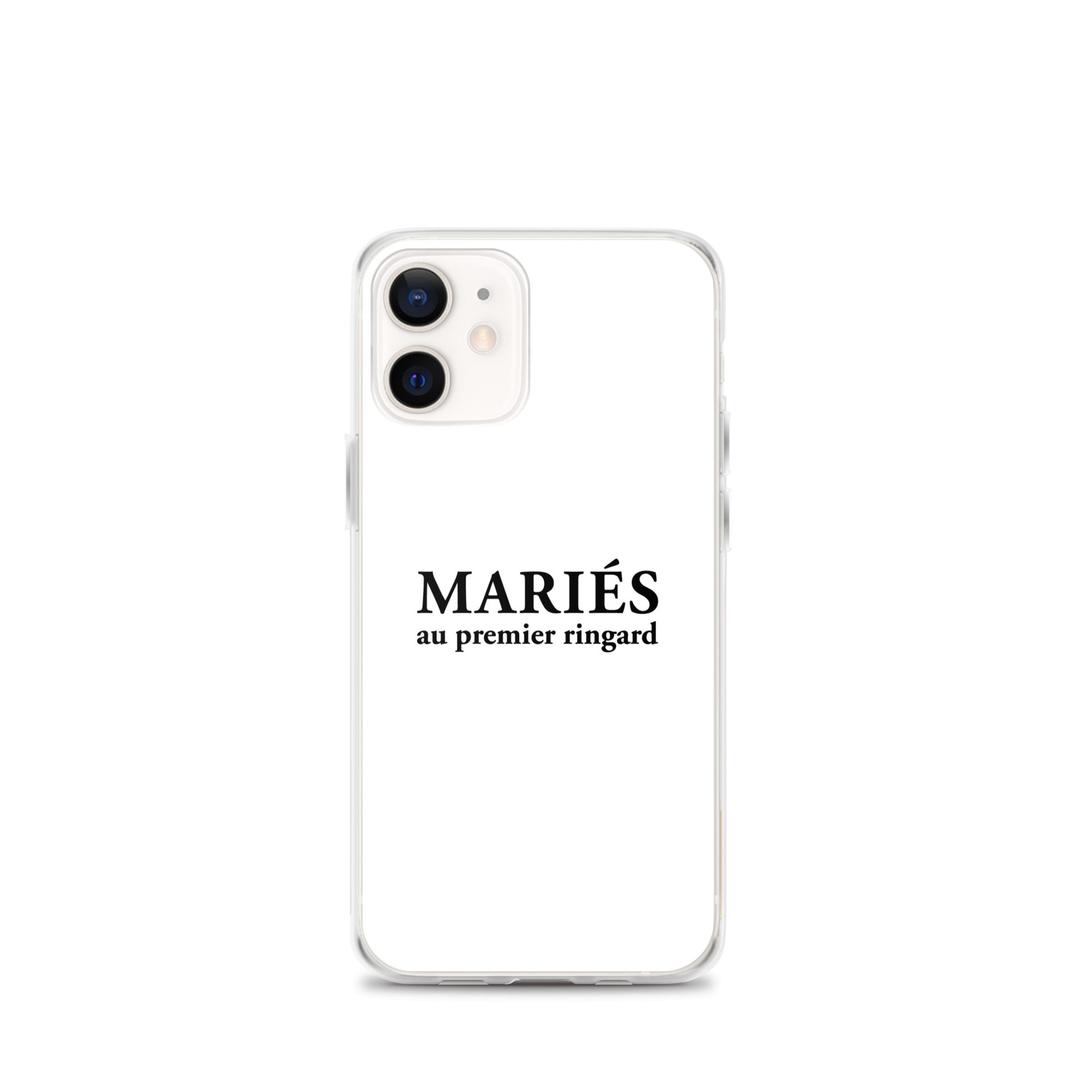 Coque iPhone Mariés au premier ringard iPhone 12 mini - Sedurro