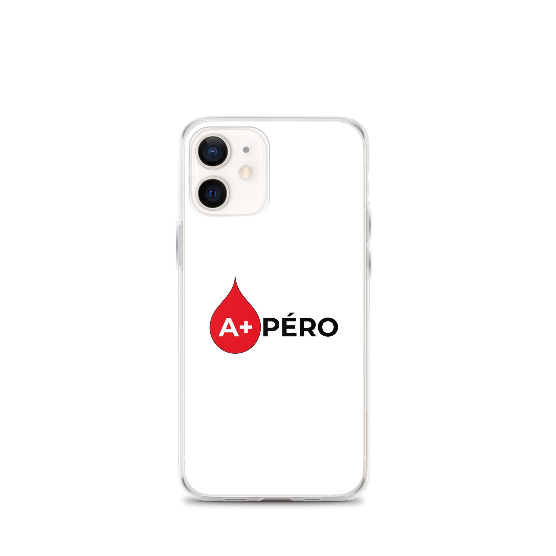 Coque iPhone Apéro groupe sanguin A+ iPhone 12 mini - Sedurro