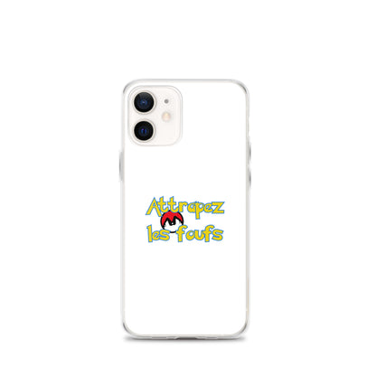 Coque iPhone Attrapez les foufs Pokeboule - Sedurro