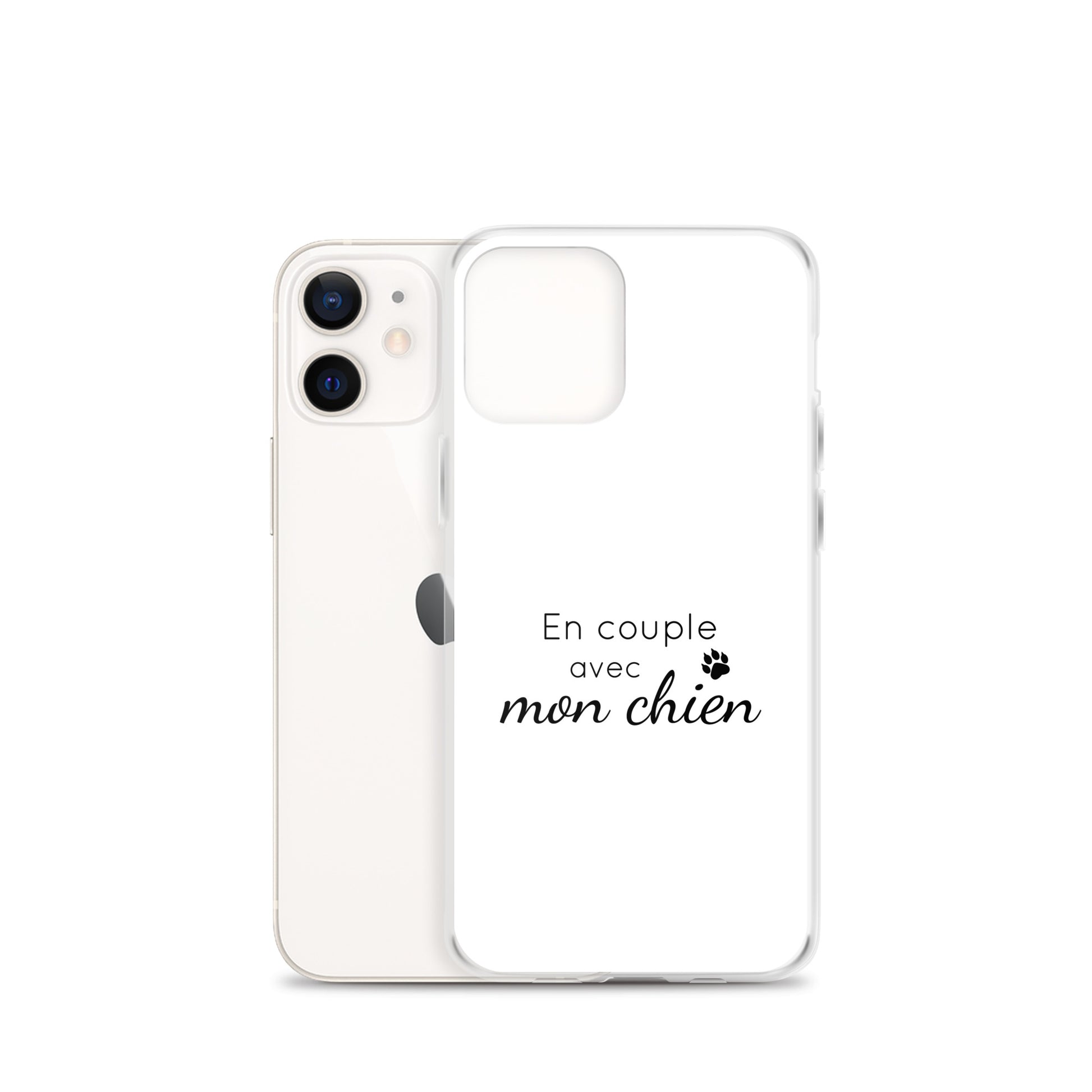 Coque iPhone En couple avec mon chien iPhone 12 mini - Sedurro