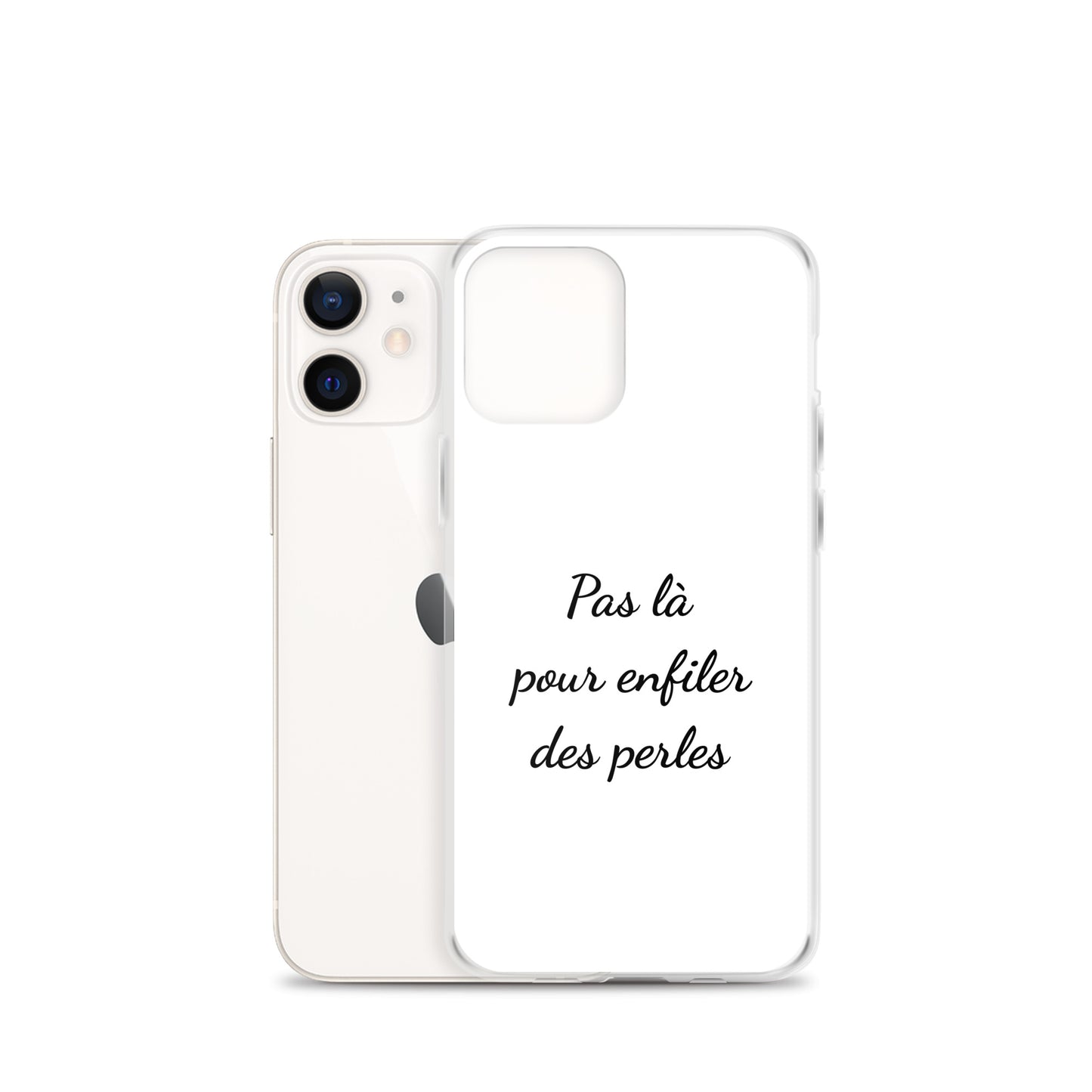 Coque iPhone Pas là pour enfiler des perles iPhone 12 mini - Sedurro
