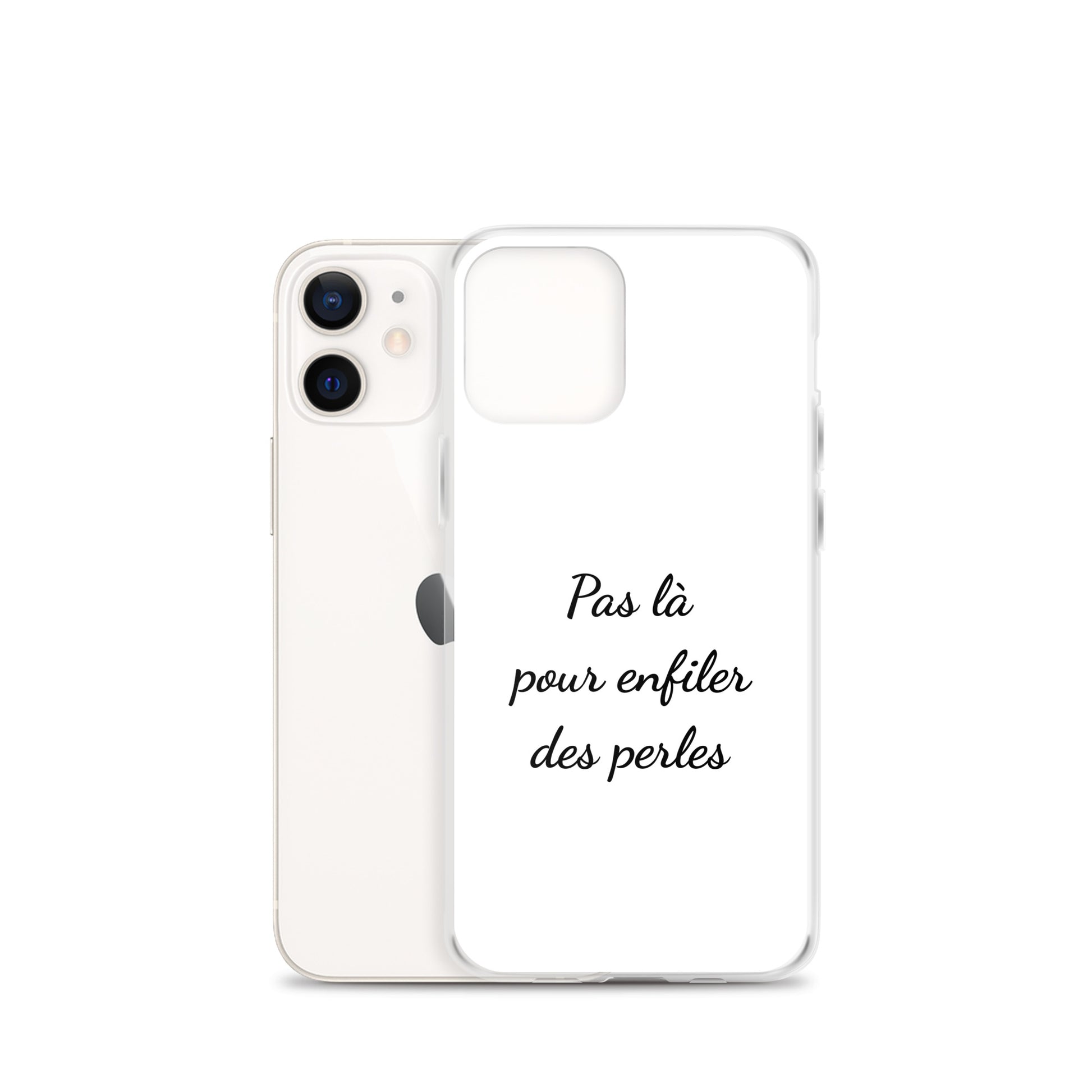 Coque iPhone Pas là pour enfiler des perles iPhone 12 mini - Sedurro