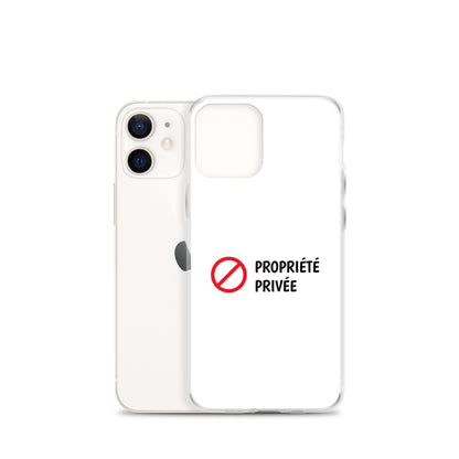Coque iPhone Propriété privée iPhone 12 mini - Sedurro