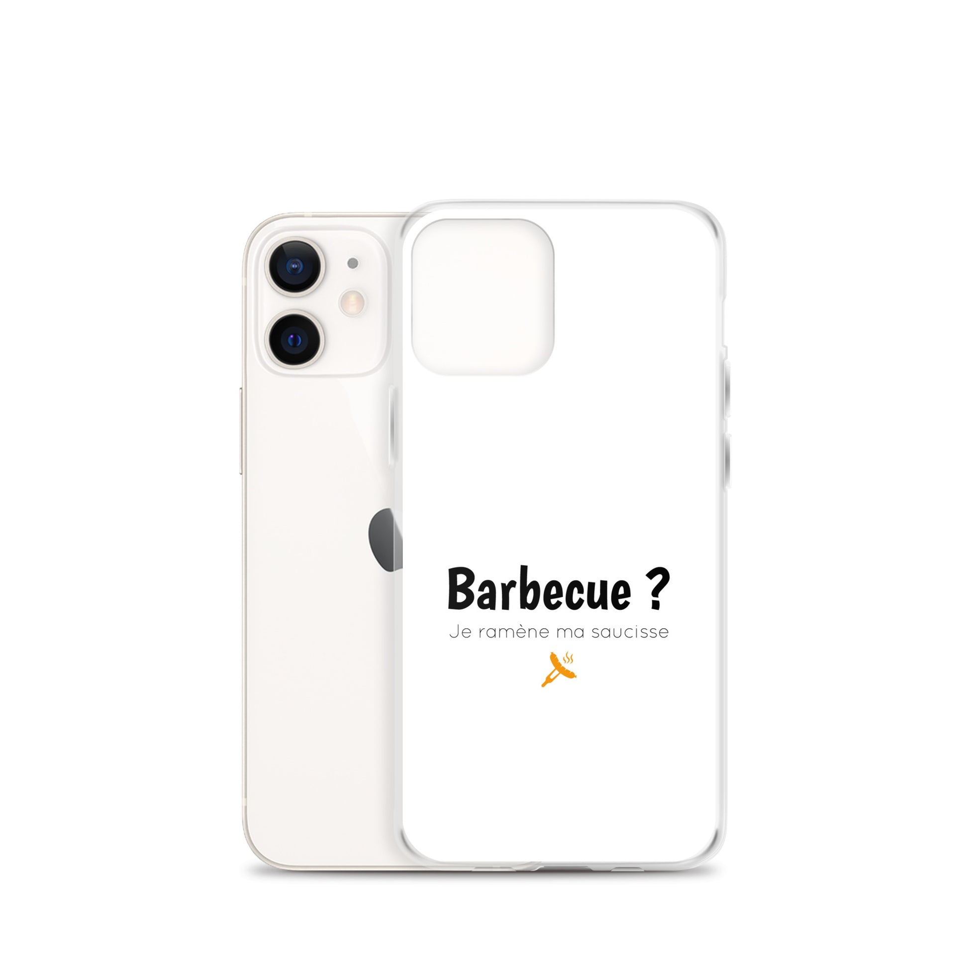 Coque iPhone Barbecue je ramène ma saucisse iPhone 12 mini - Sedurro
