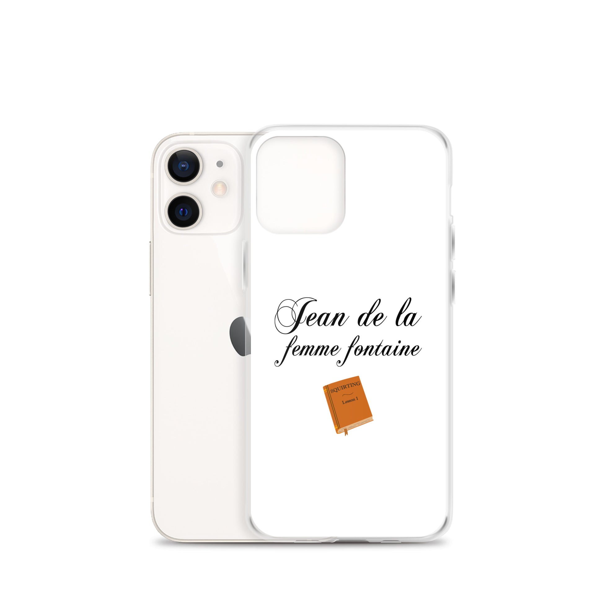 Coque iPhone Jean de la femme fontaine - Sedurro