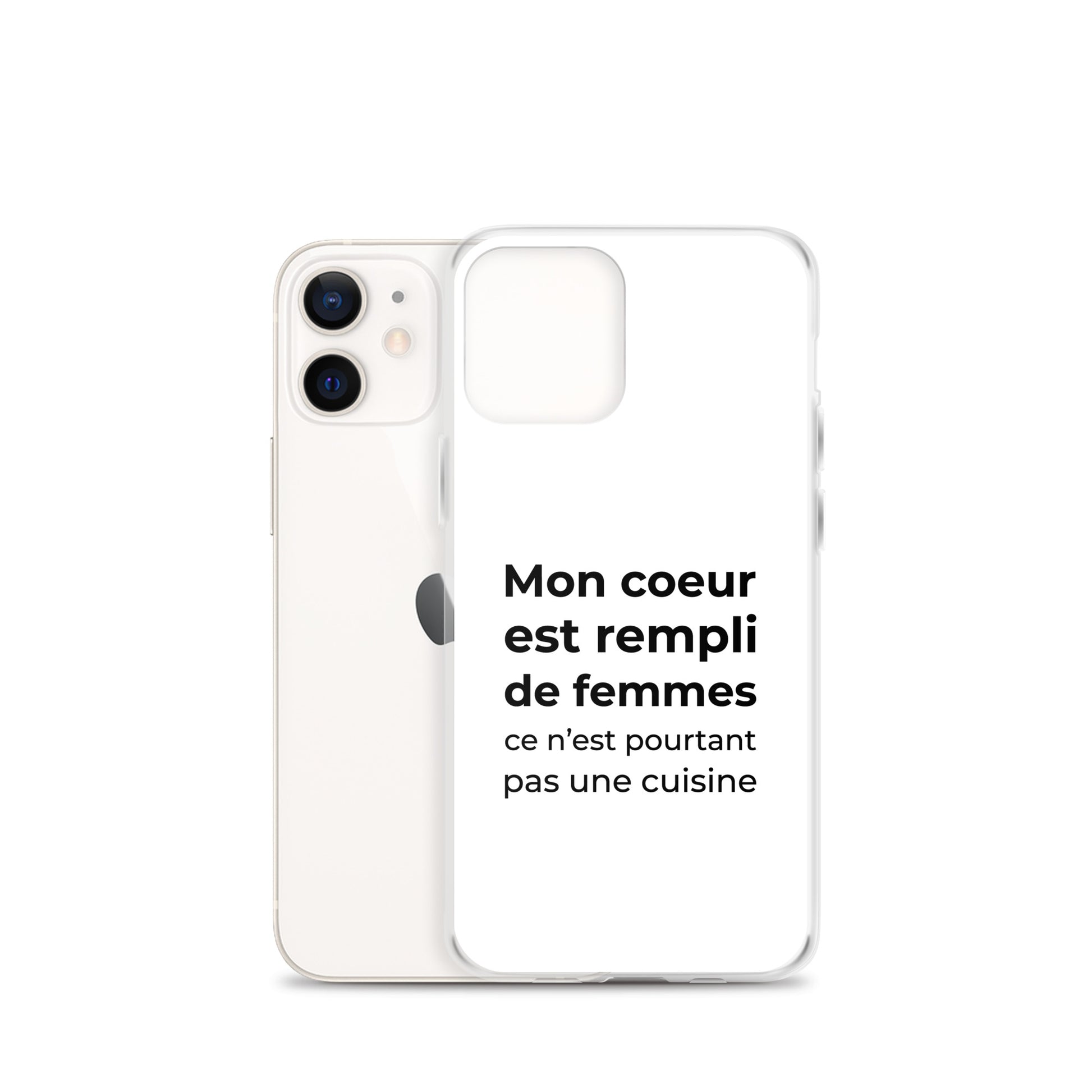Coque iPhone Mon cœur est rempli de femmes ce n'est pourtant pas une cuisine - Sedurro