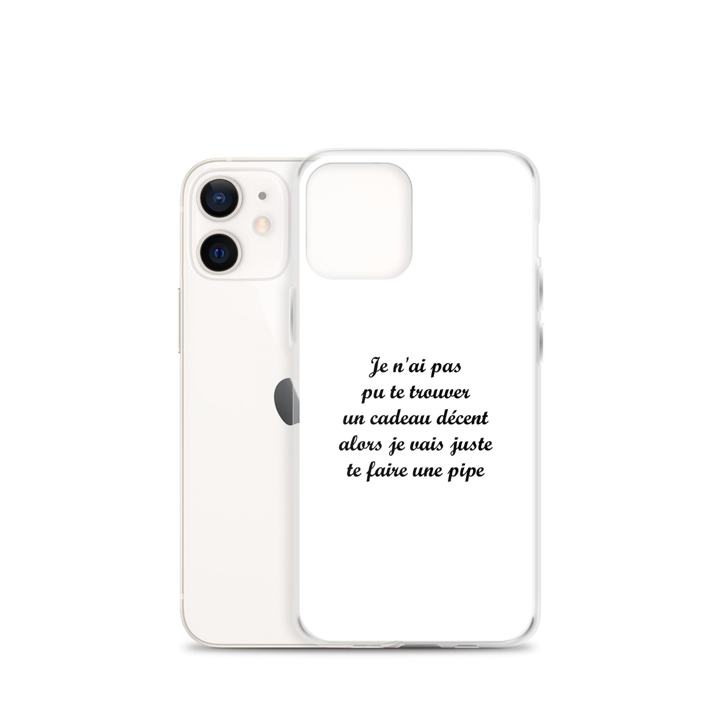 Coque iPhone Je n'ai pas pu te trouver un cadeau décent alors je vais juste te faire une pipe - Sedurro