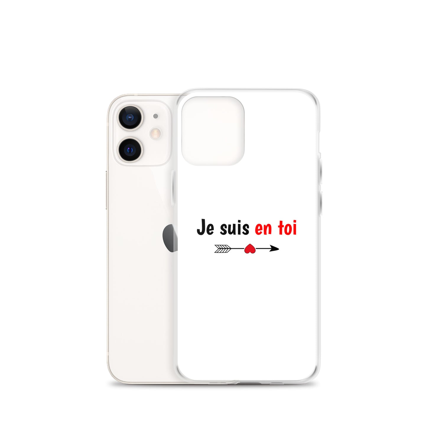 Coque iPhone Je suis en toi flèche cupidon - Sedurro