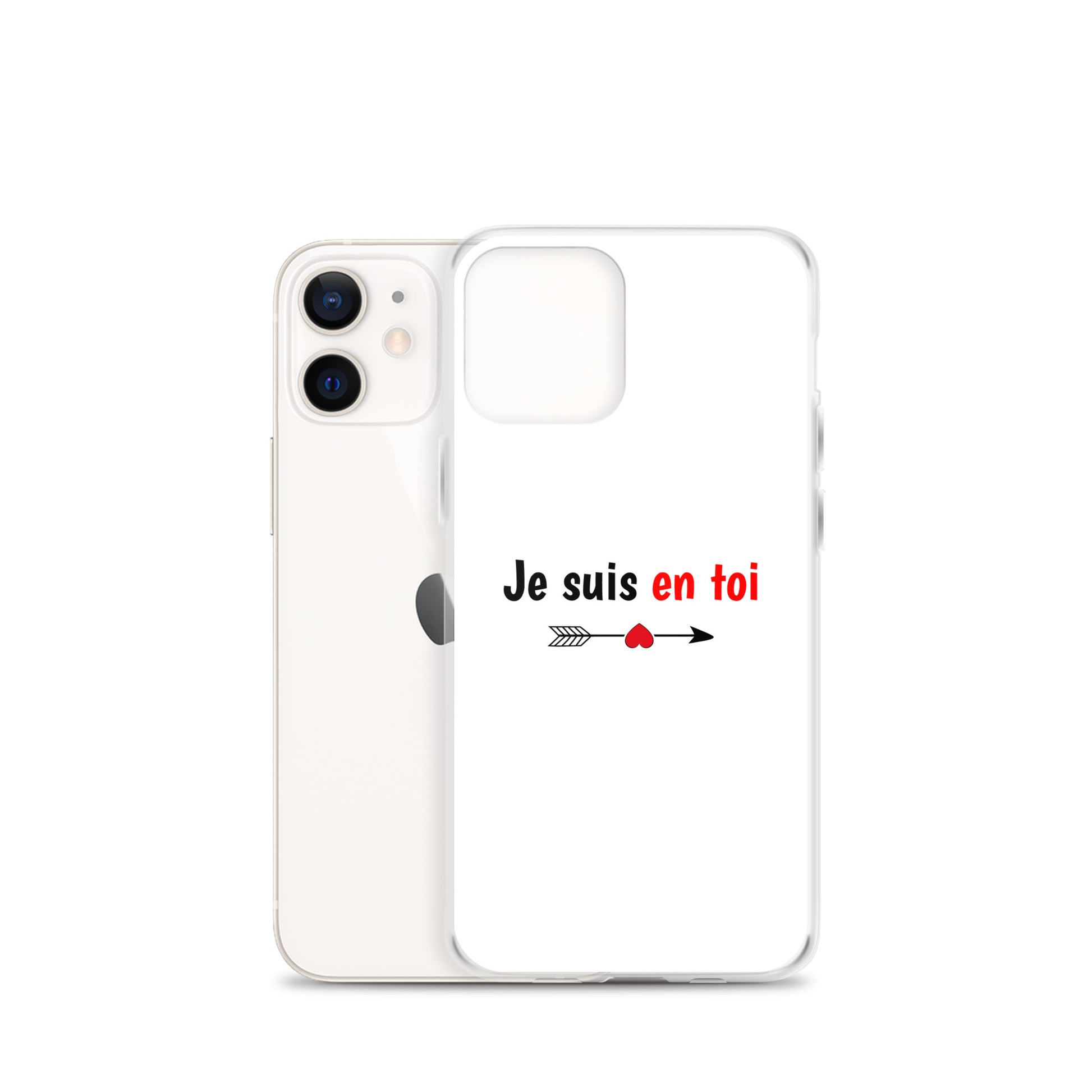 Coque iPhone Je suis en toi flèche cupidon - Sedurro