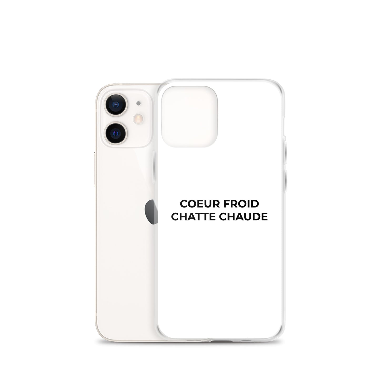 Coque iPhone Cœur froid chatte chaude - Sedurro