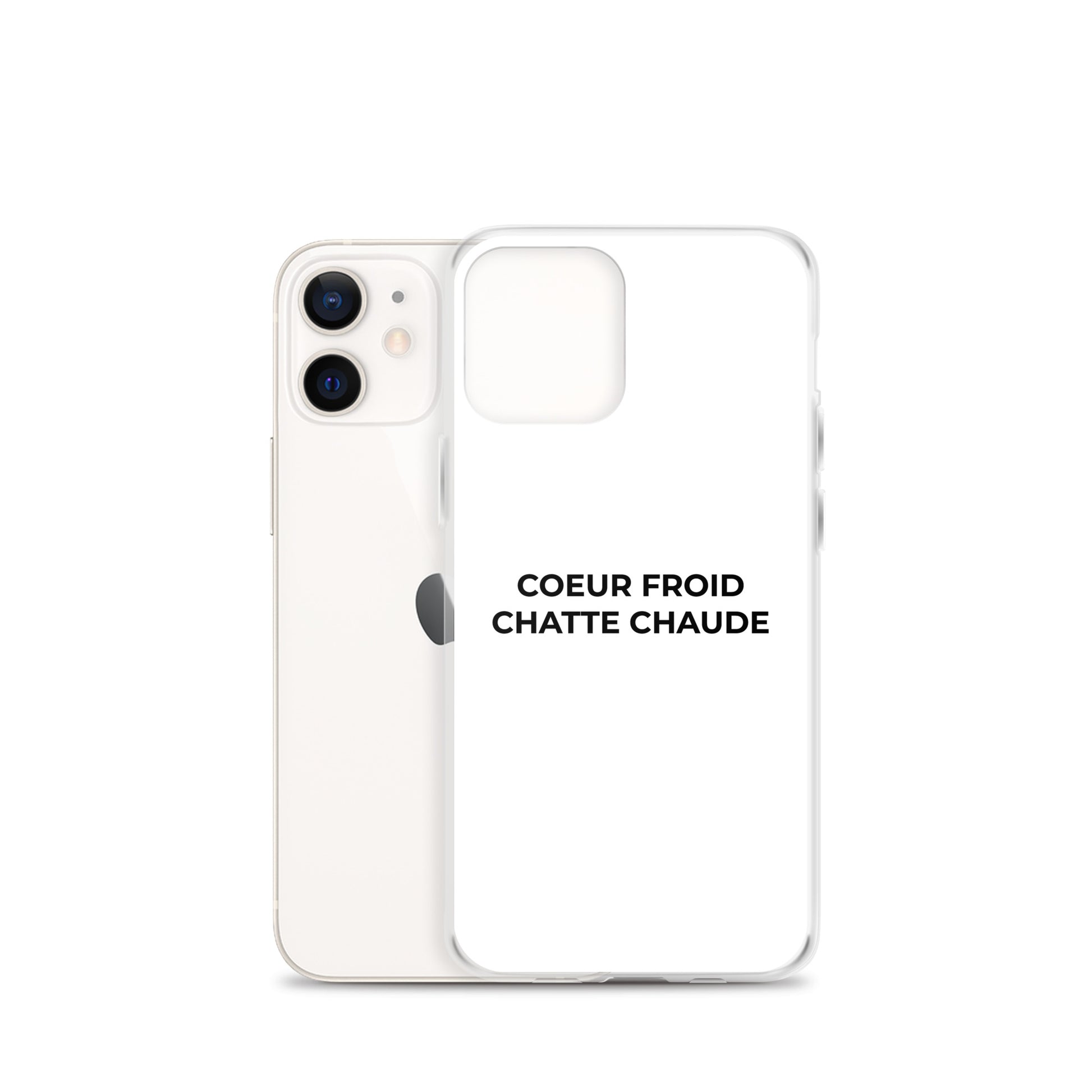 Coque iPhone Cœur froid chatte chaude - Sedurro