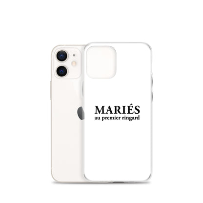 Coque iPhone Mariés au premier ringard - Sedurro