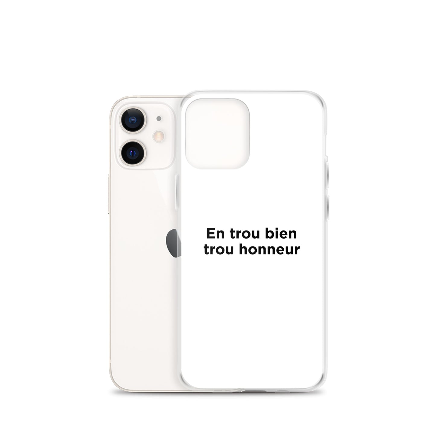 Coque iPhone En trou bien trou honneur - Sedurro