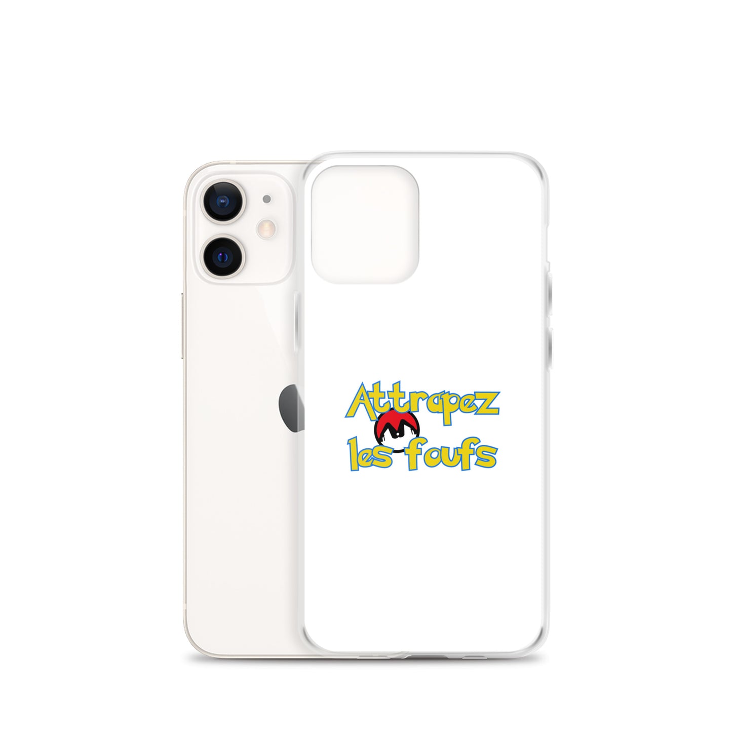 Coque iPhone Attrapez les foufs Pokeboule - Sedurro