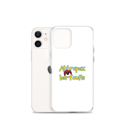 Coque iPhone Attrapez les foufs Pokeboule - Sedurro