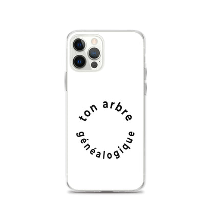 Coque iPhone Ton arbre généalogique en forme de cercle iPhone 12 Pro - Sedurro