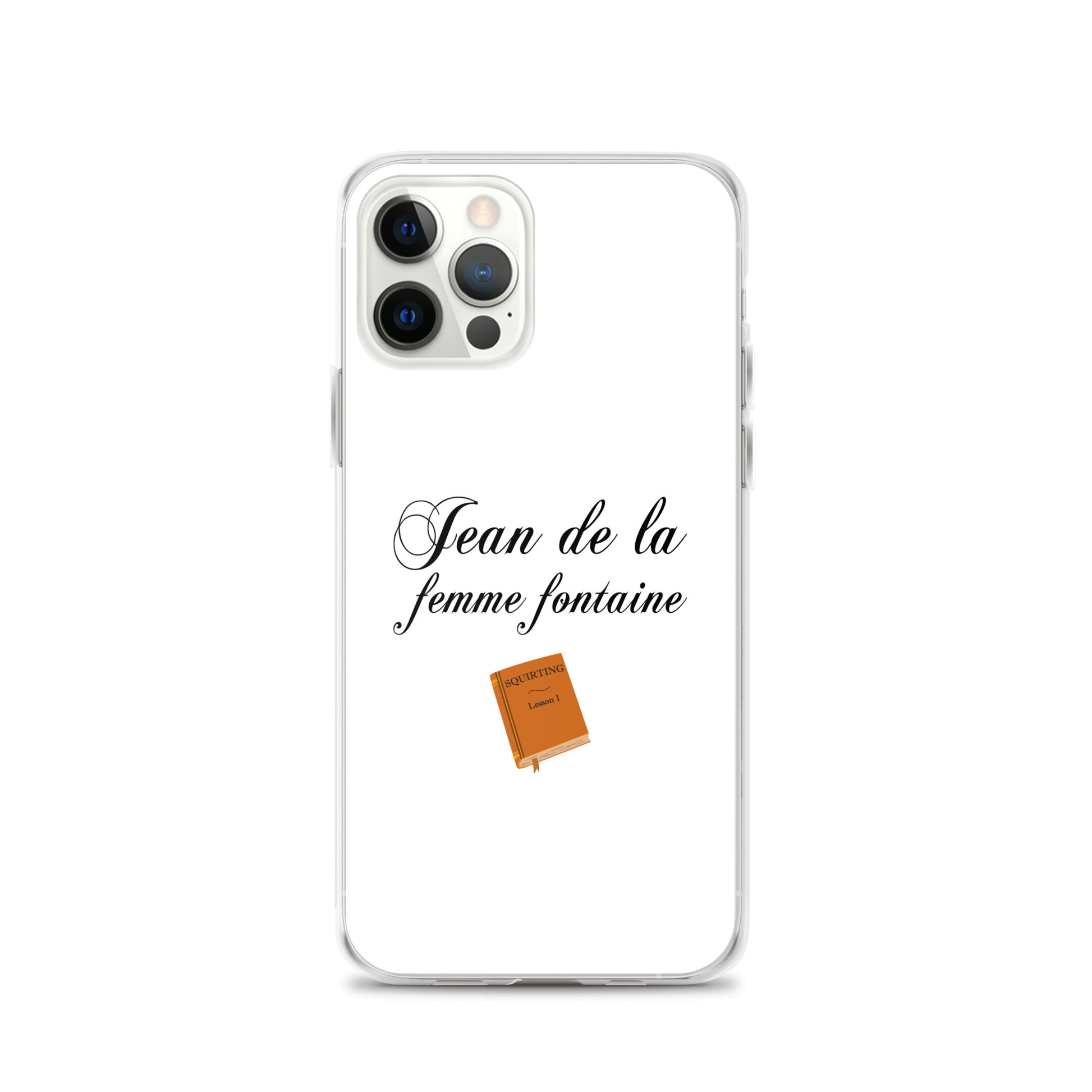Coque iPhone Jean de la femme fontaine iPhone 12 Pro - Sedurro