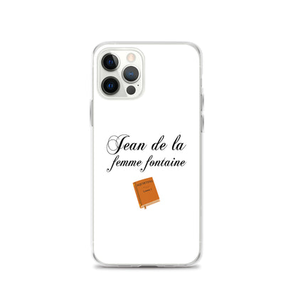 Coque iPhone Jean de la femme fontaine iPhone 12 Pro - Sedurro