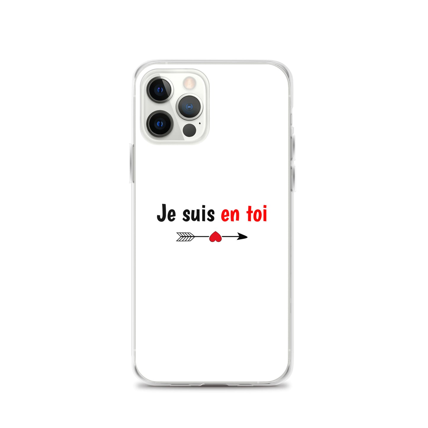 Coque iPhone Je suis en toi flèche cupidon iPhone 12 Pro - Sedurro