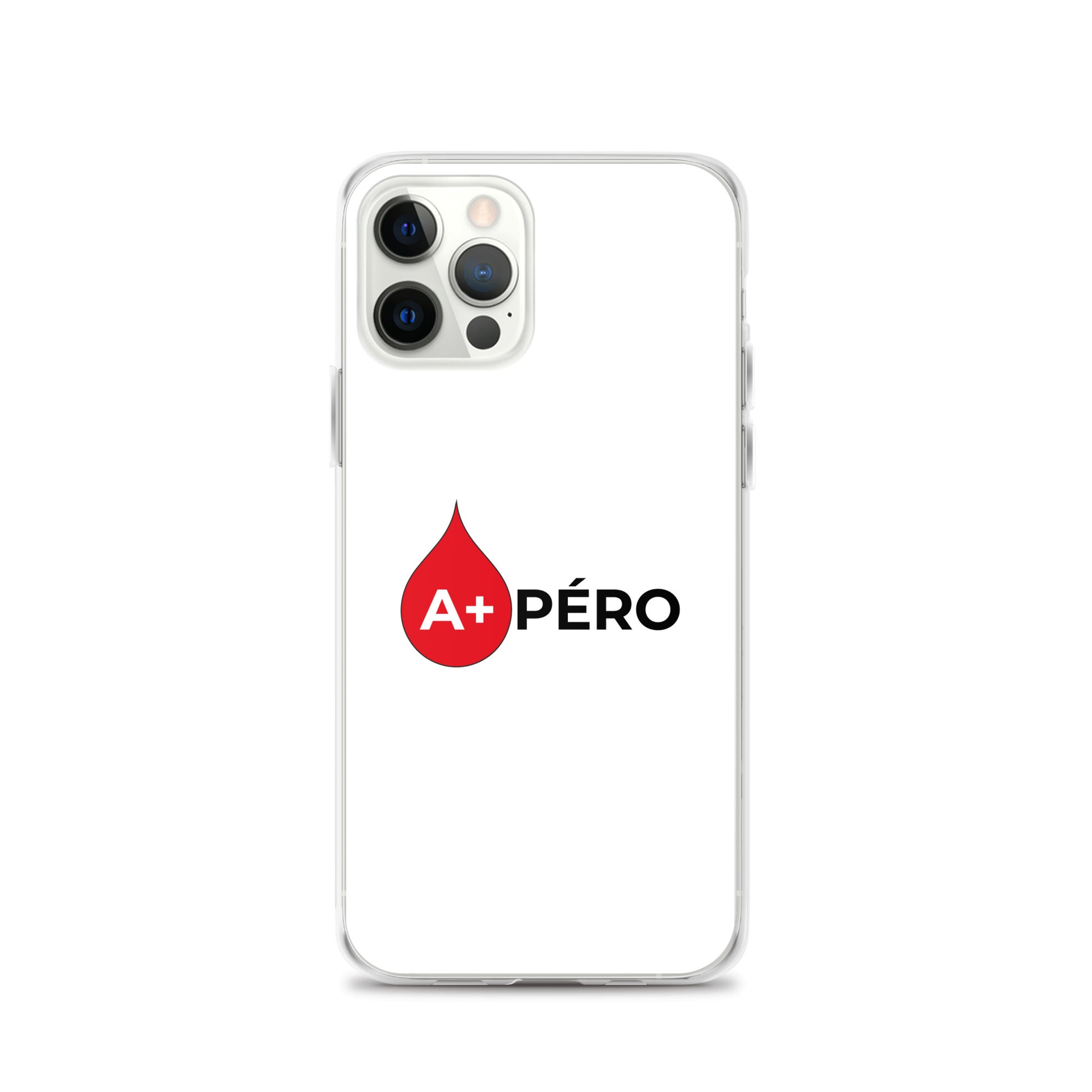 Coque iPhone Apéro groupe sanguin A+ iPhone 12 Pro - Sedurro