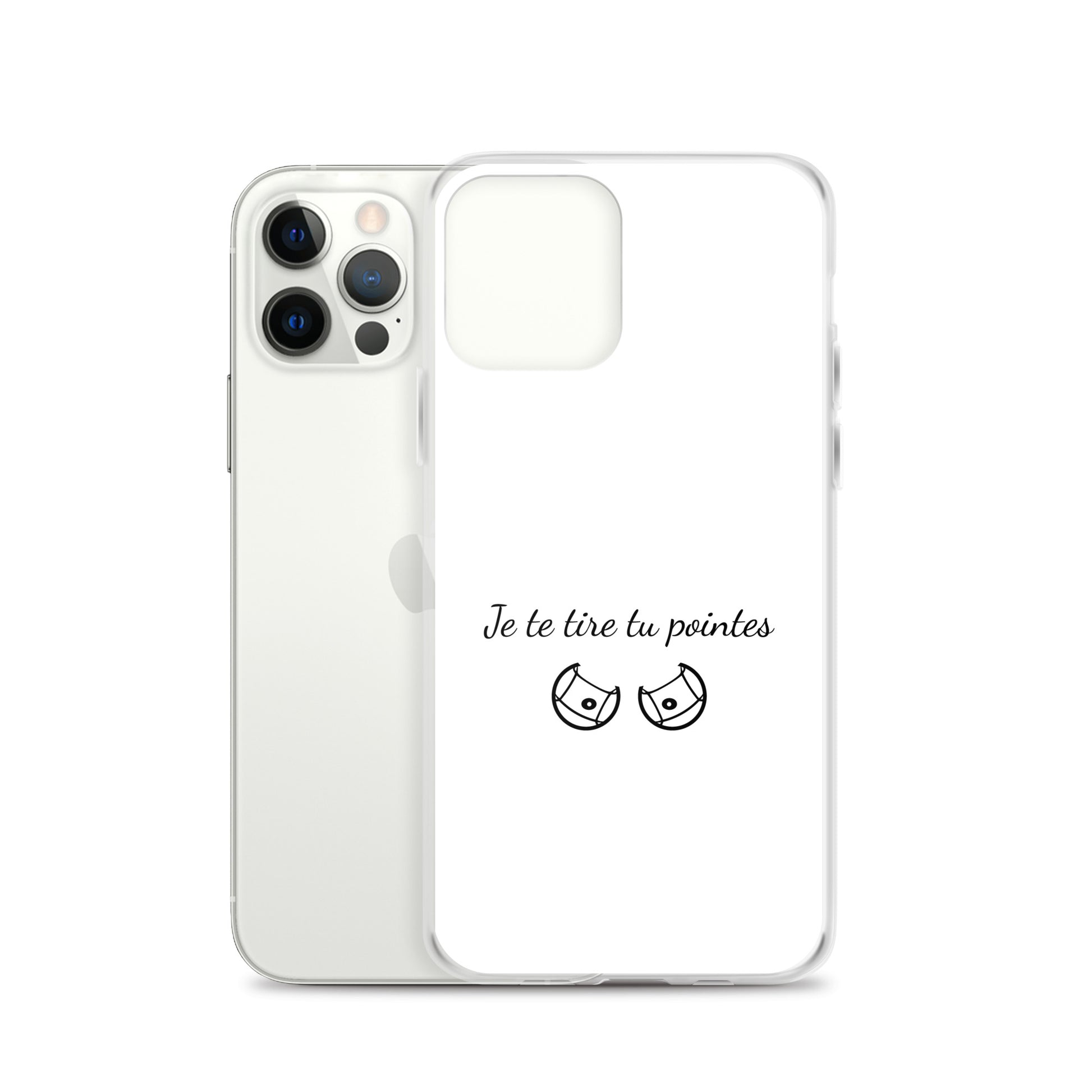 Coque iPhone Je te tire tu pointes iPhone 12 Pro - Sedurro