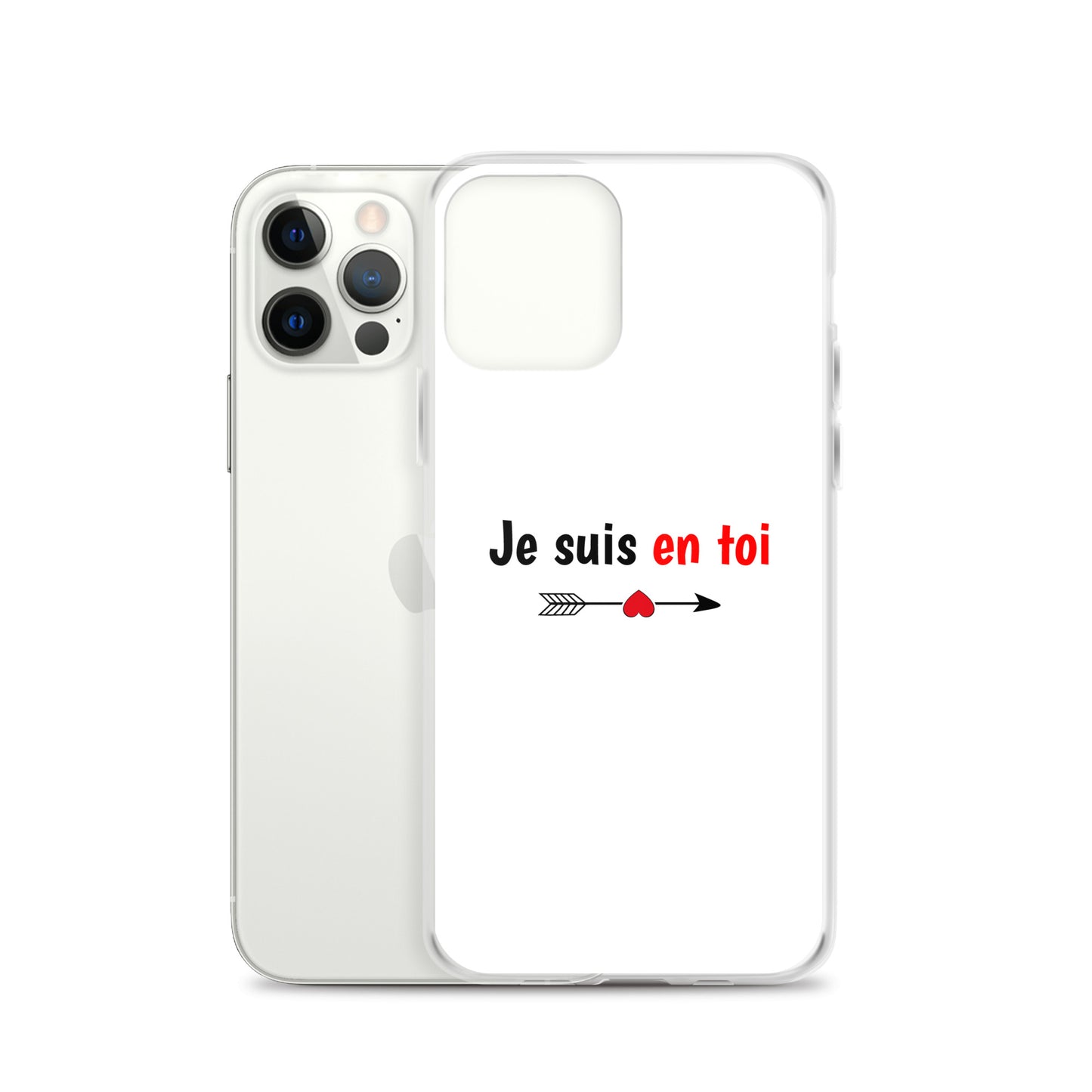 Coque iPhone Je suis en toi flèche cupidon - Sedurro