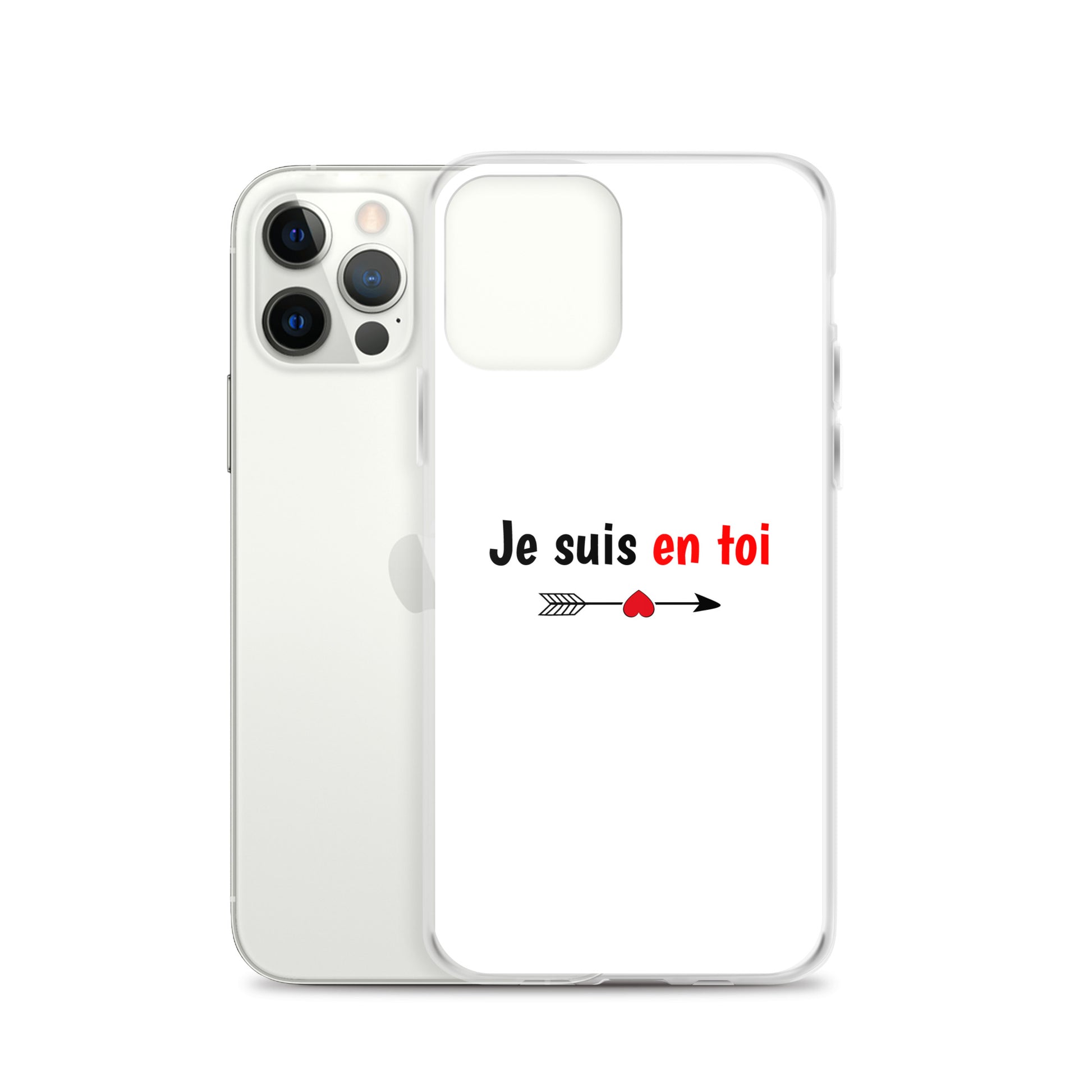 Coque iPhone Je suis en toi flèche cupidon - Sedurro