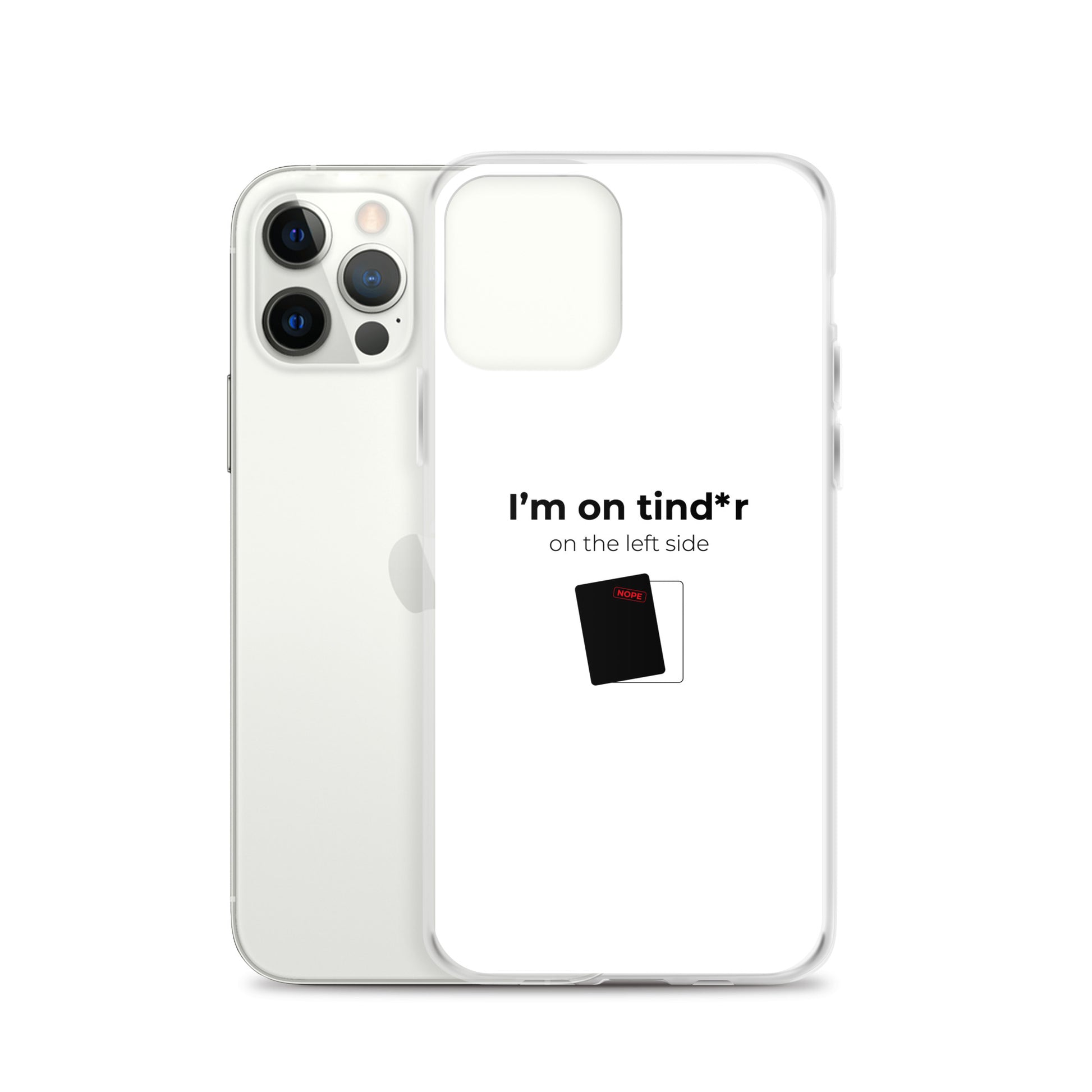 Coque iPhone I'm on tind*r on the left side - Sedurro