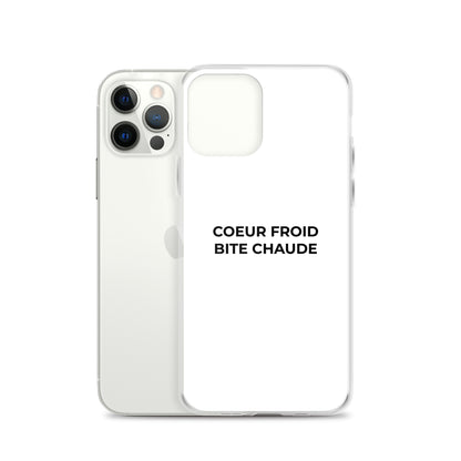 Coque iPhone Cœur froid bite chaude - Sedurro