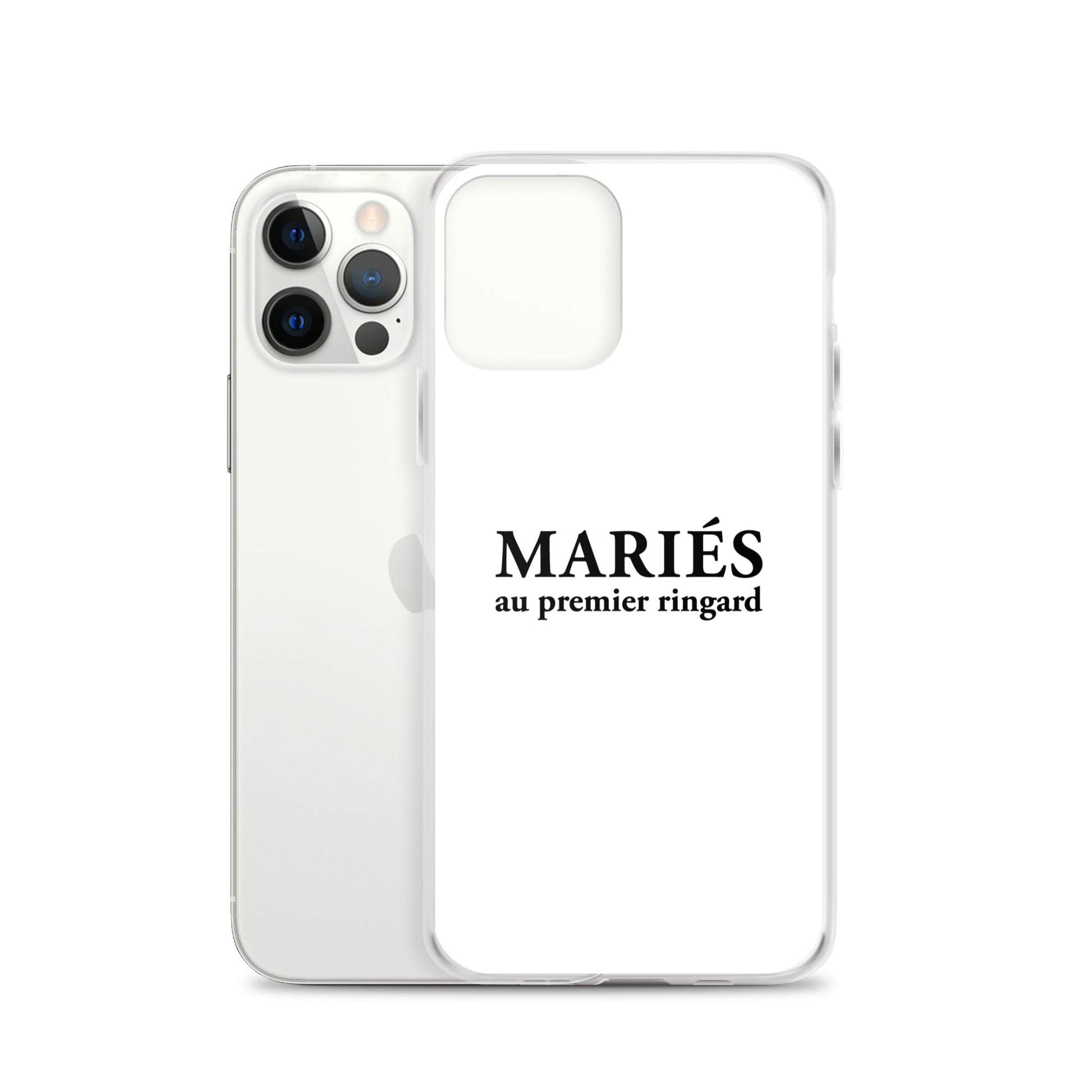 Coque iPhone Mariés au premier ringard - Sedurro