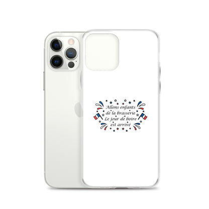 Coque iPhone Allons enfants de la brasserie - Sedurro