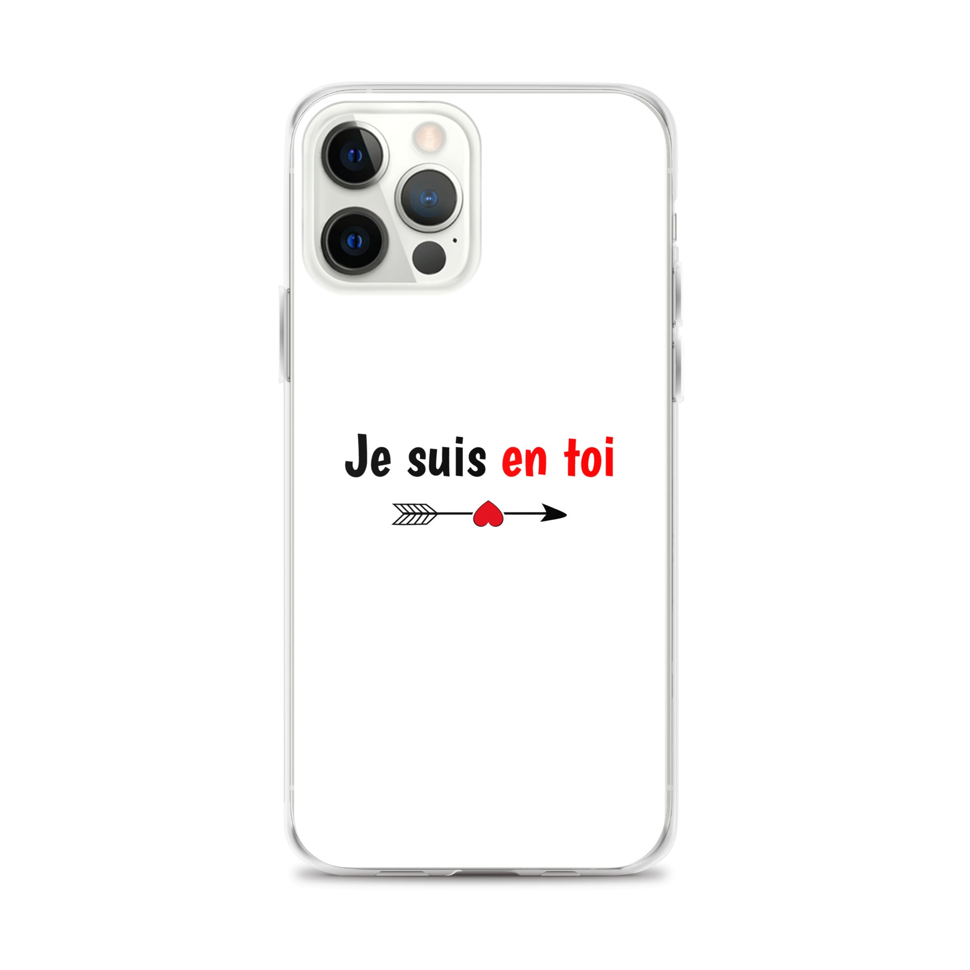 Coque iPhone Je suis en toi flèche cupidon iPhone 12 Pro Max - Sedurro