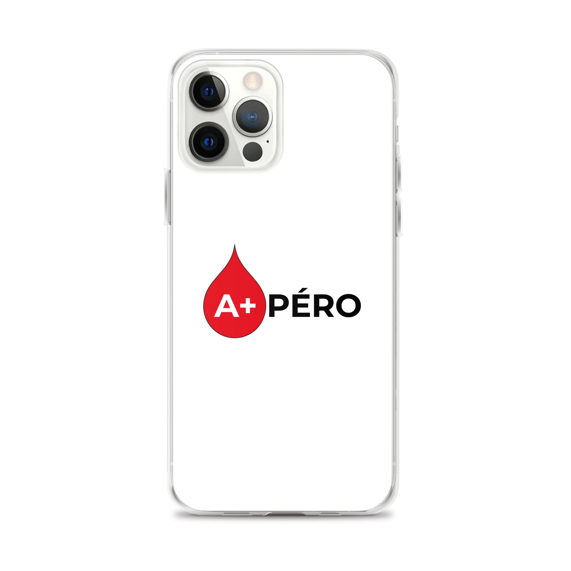 Coque iPhone Apéro groupe sanguin A+ iPhone 12 Pro Max - Sedurro