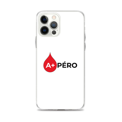 Coque iPhone Apéro groupe sanguin A+ iPhone 12 Pro Max - Sedurro