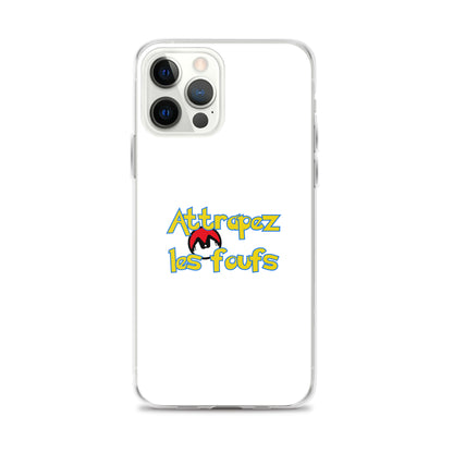 Coque iPhone Attrapez les foufs Pokeboule - Sedurro
