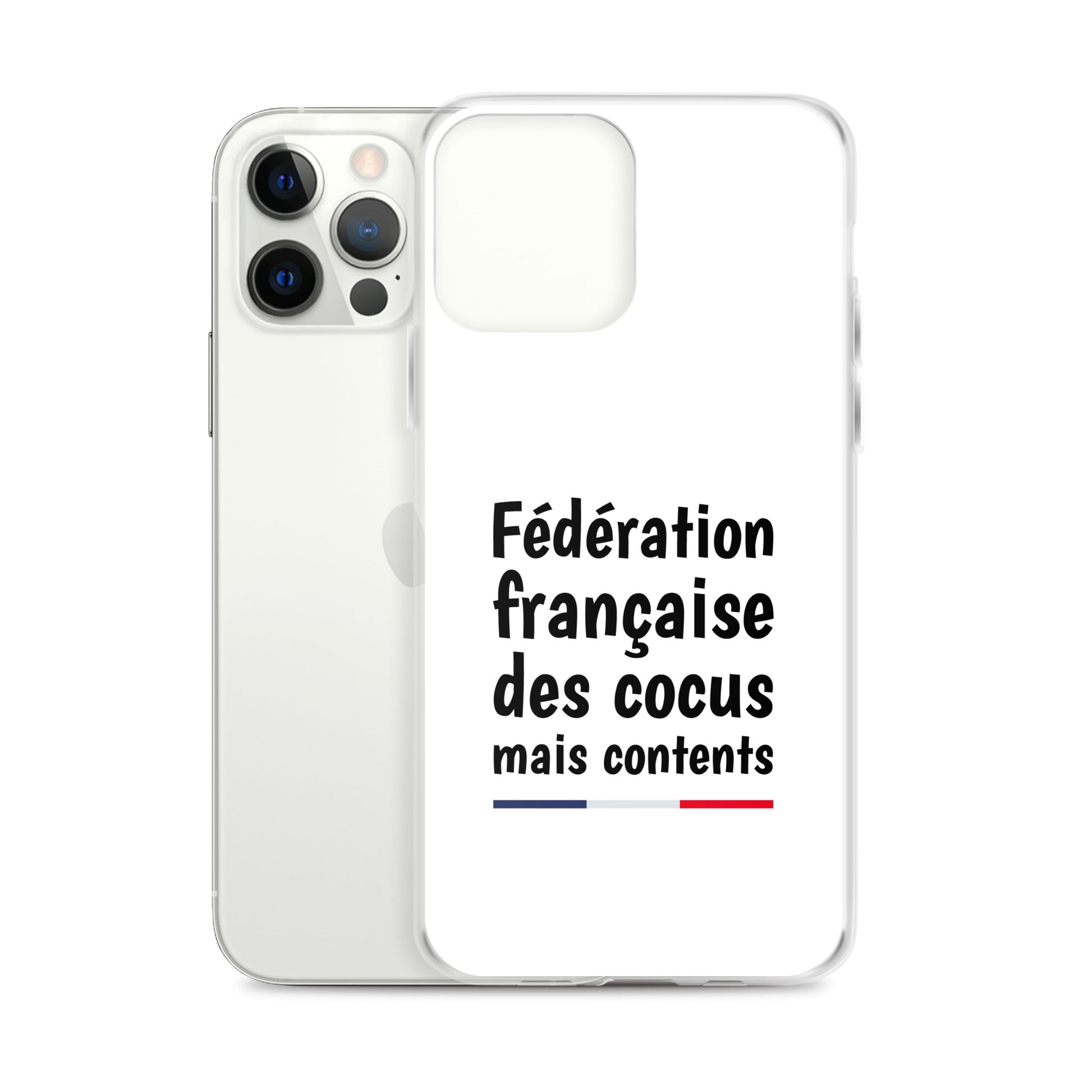 Coque iPhone Fédération française des cocus mais contents iPhone 12 Pro Max - Sedurro