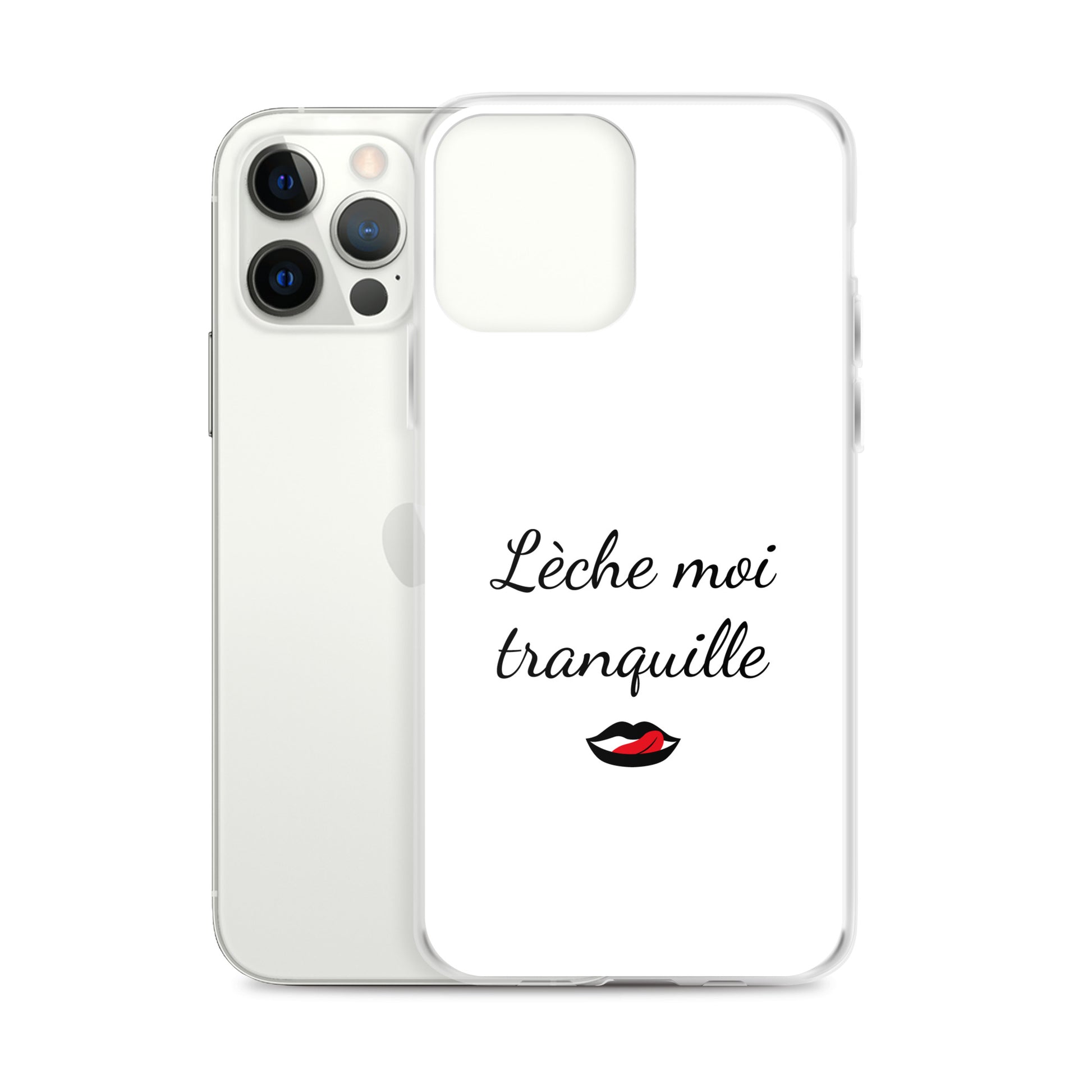 Coque iPhone Lèche moi tranquille iPhone 12 Pro Max - Sedurro
