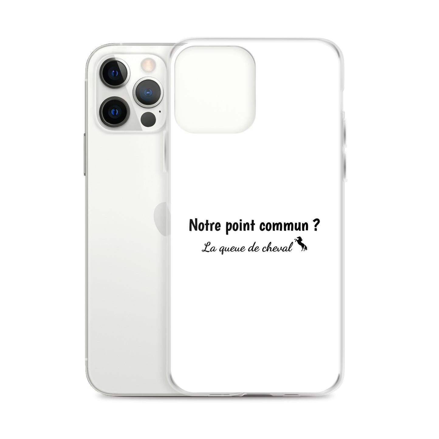 Coque iPhone Notre point commun la queue de cheval iPhone 12 Pro Max - Sedurro