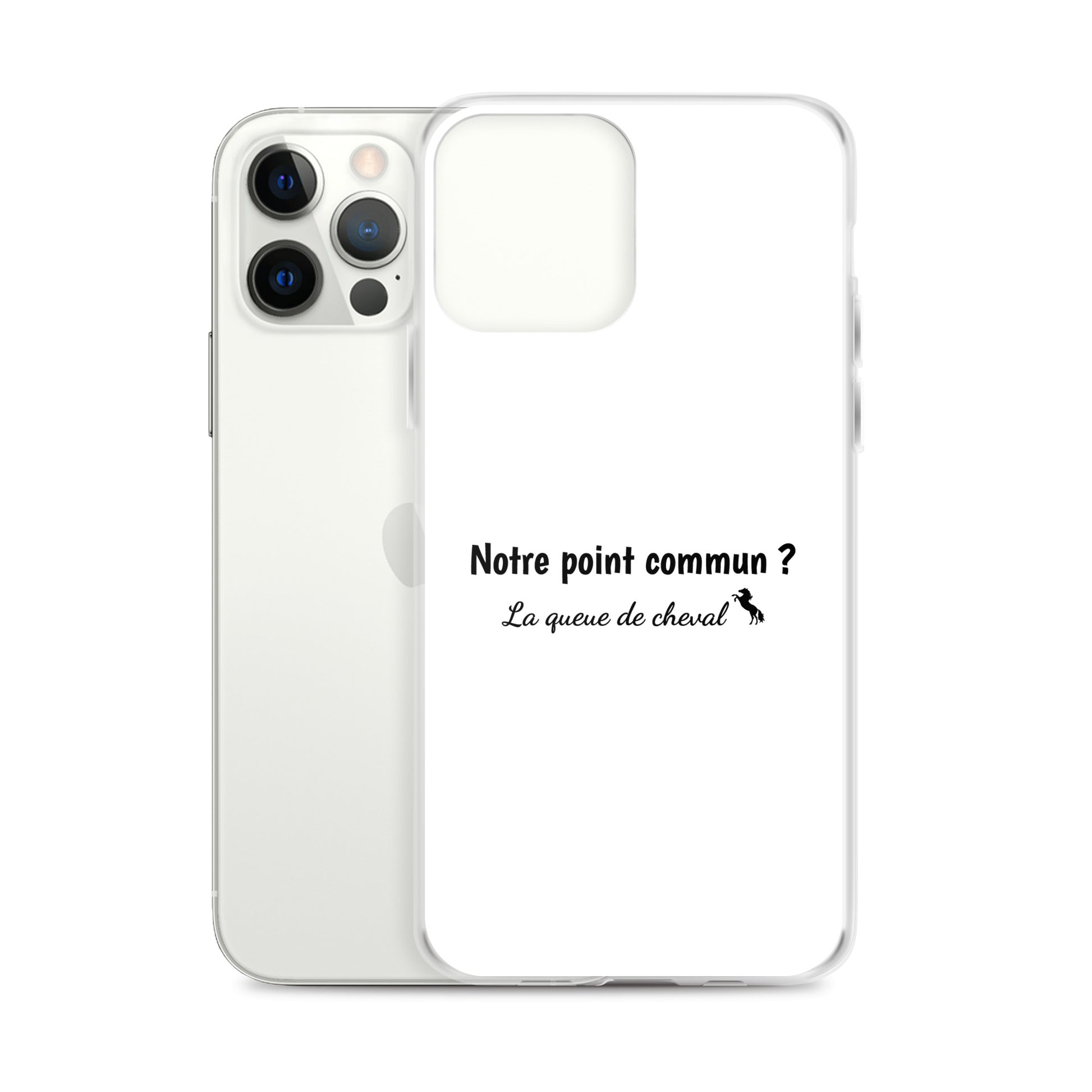 Coque iPhone Notre point commun la queue de cheval iPhone 12 Pro Max - Sedurro