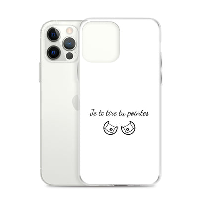 Coque iPhone Je te tire tu pointes iPhone 12 Pro Max - Sedurro