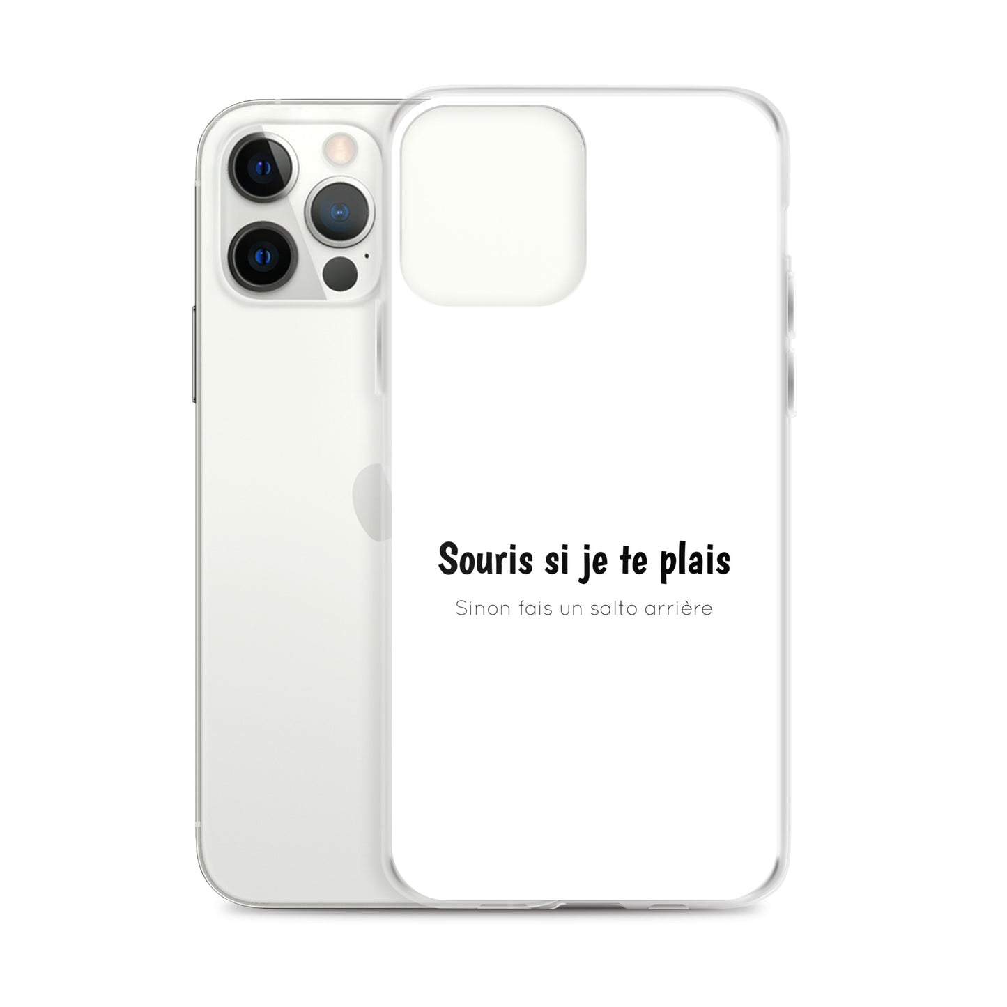 Coque iPhone Souris si je te plais sinon fais un salto arrière iPhone 12 Pro Max - Sedurro