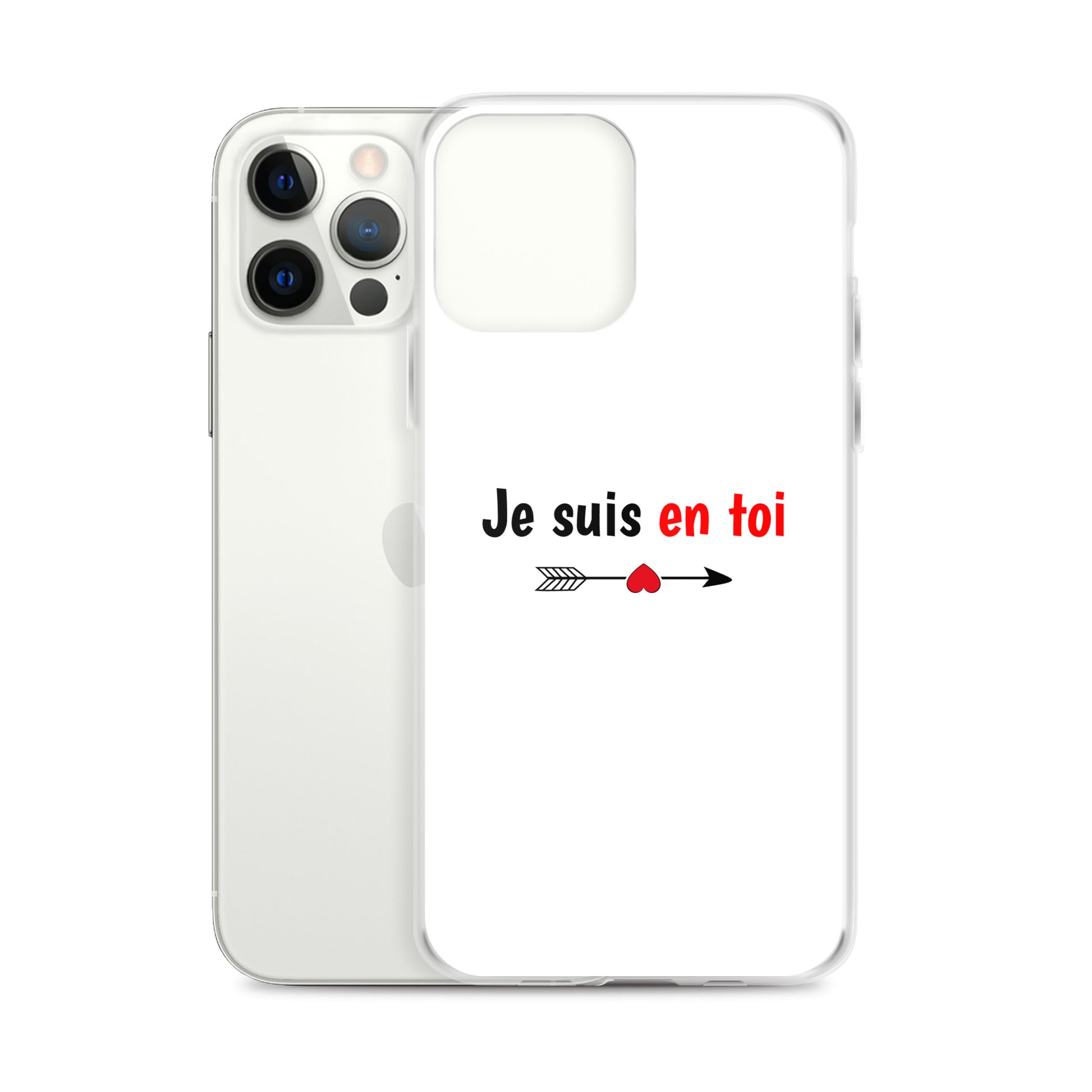 Coque iPhone Je suis en toi flèche cupidon - Sedurro